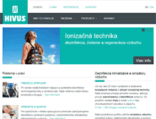 Tablet Screenshot of hivus.sk